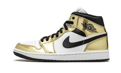 Jordan 1 Mid Metallic Gold Sneakers - Prime Pick | Hype Sneaker