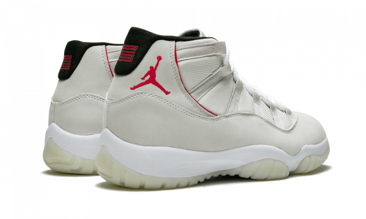 Jordan 11 Retro Platinum Tint Sneakers - Cushioned Stride