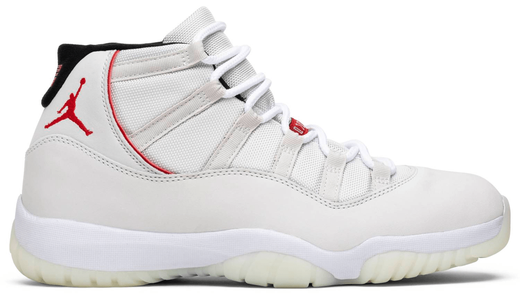 Jordan 11 Retro Platinum Tint Sneakers - Cushioned Stride