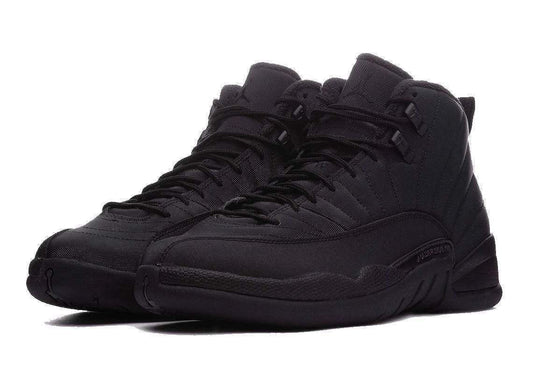 Jordan 12 Retro Winterized Triple Black Sneakers - Limited Edition