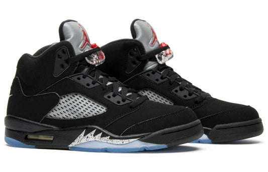 Jordan 5 Retro Black Metallic Sneakers - Collaboration Release