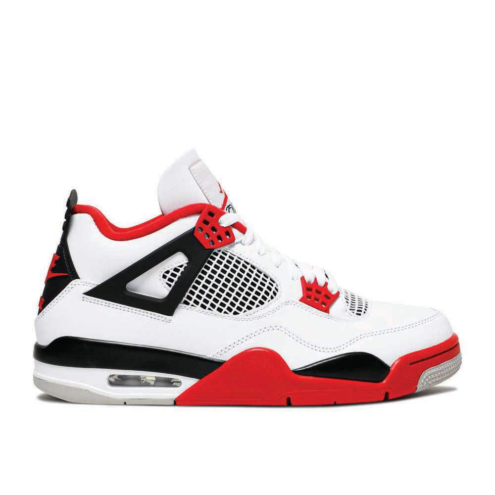 Air Jordan 4 Retro OG ‘Fire Red’ 2020 Revered Footwear Sneakers - Premium Sne...